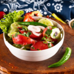 Cucumber tomato salad