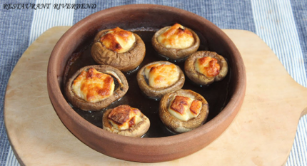 Mushrooms with Sulguni